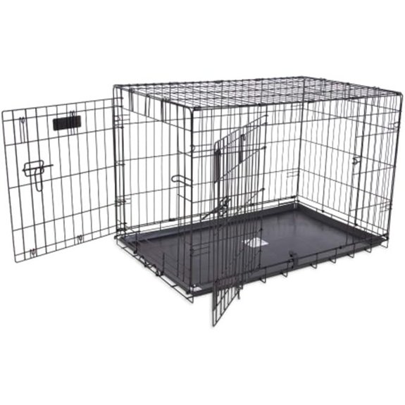 Precision Pet Two-Door Provalue Wire Dog Crate 36in for Pets 50-70lbs
