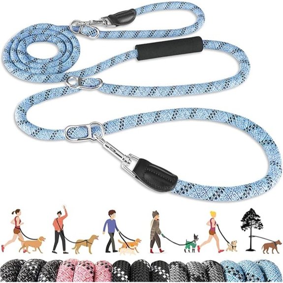 Lukovee Hands Free Dog Leash 10FT Adjustable Waist-Lead & Shoulder Lead