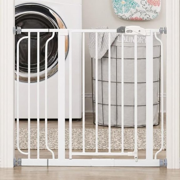 Regalo Safety 29-38.5 Easy Step Baby Gate Bottom of Stairs & Doorways