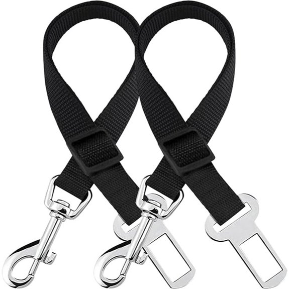 SunGrow Adjustable Dog Seat Belt for Car