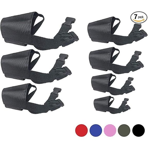7-Piece Adjustable Dog Muzzle Set (All Sizes)