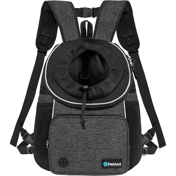PetAmi Adjustable Dog & Cat Chest Carrier Backpack