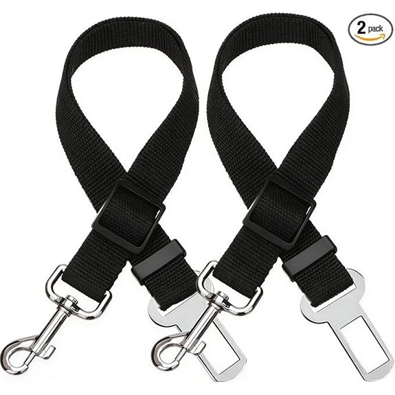 Elisel Adjustable Pet Car Seat Belt (2 Pack)