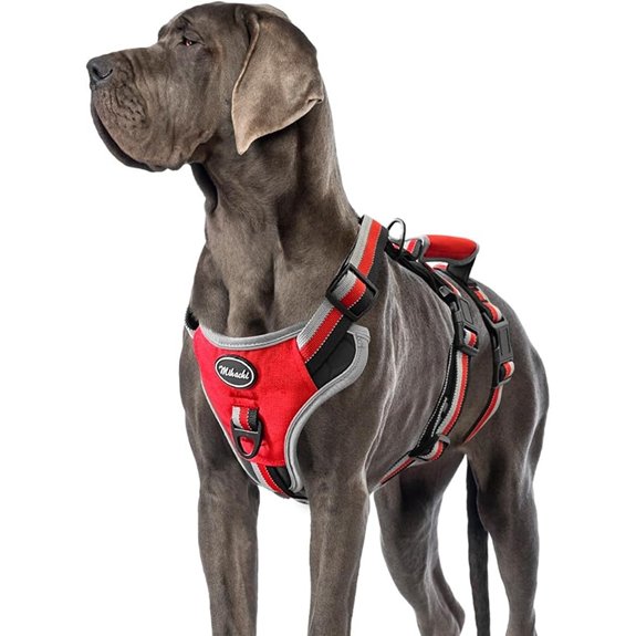 Mihachi Escape Proof Dog Harness – Adjustable Reflective Medium/Large