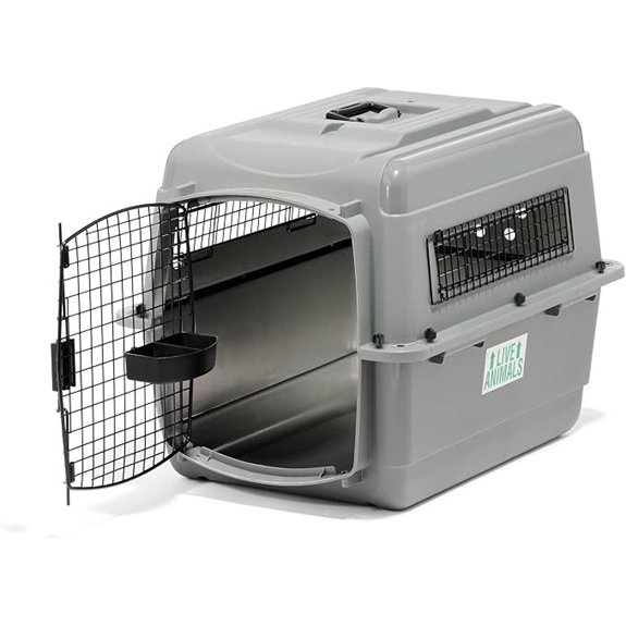 Petmate Sky Kennel for Air Travel 28in Dog Crate for Pets 15 to 30lbs