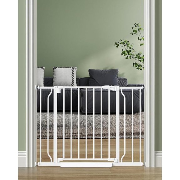 Baby Gate Auto Close 29-40 Dog Gate Indoor for Stairs & Doorways