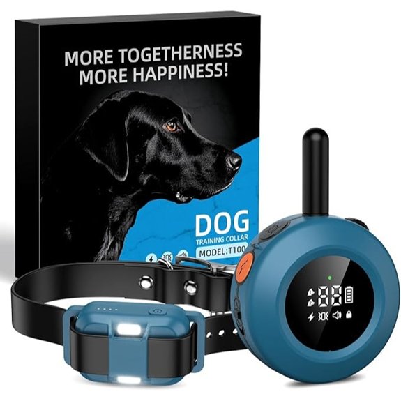 Dog Shock Collar - 3/4 Mile Dog Training Collar with Remote,Blue