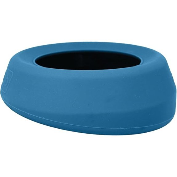 Kurgo Splash Free Wander Dog Water Bowl Blue