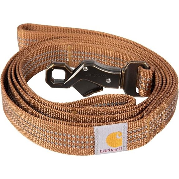 Carhartt Nylon Dual Handle Dog Leash Carhartt Brown L