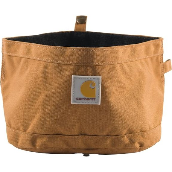 Carhartt Nylon Duck Travel Dog Bowl Carhartt Brown