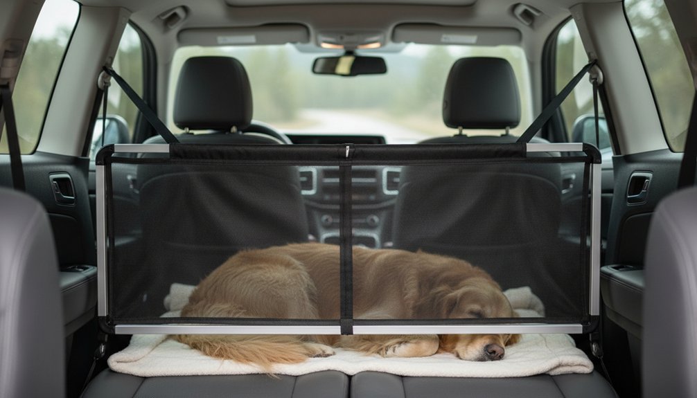 dog car barrier safety