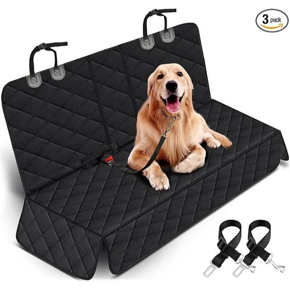 Yuntec Dog Car Seat Cover Back Seat Cover for Dogs Pet Car Seat Protector
