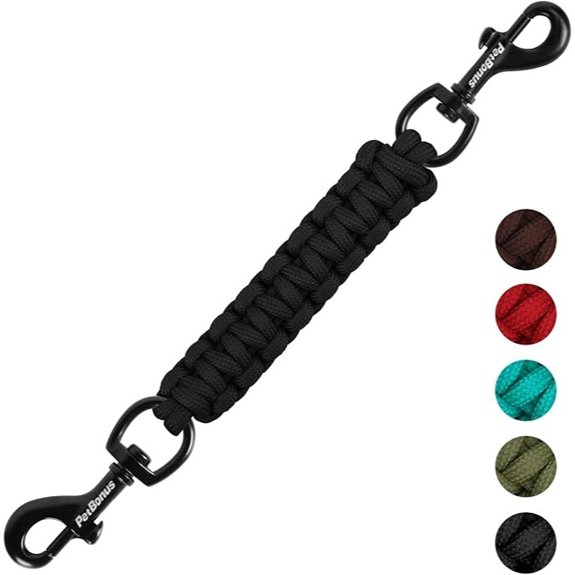 PetBonus Dog Collar Safety Clip Handmade Prong Collar to Harness Connector