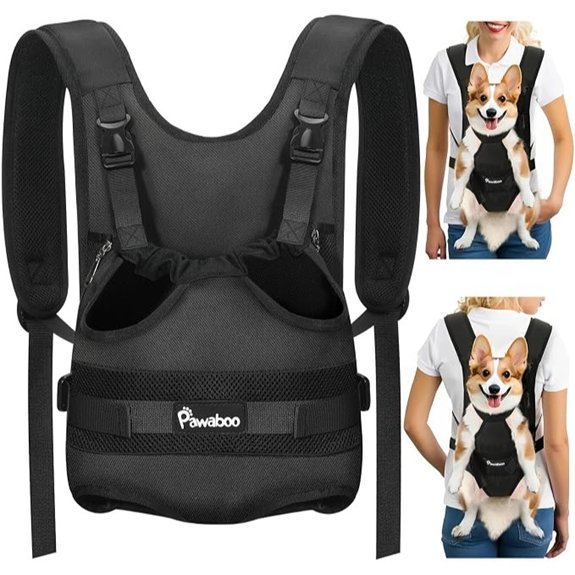 Pawaboo Pet Front Carrier Backpacks for Small Medium Dogs
