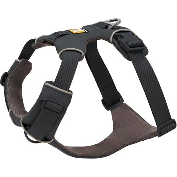 Ruffwear Front Range Dog Chest Harness Basalt Gray Medium