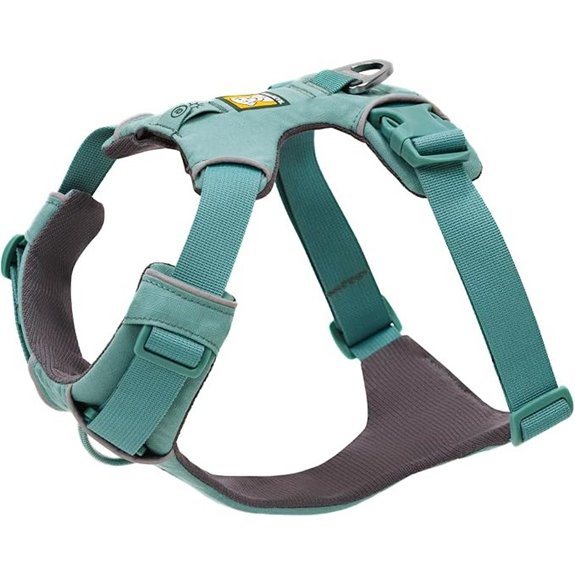 Ruffwear Front Range Dog Chest Harness River Rock Green Medium