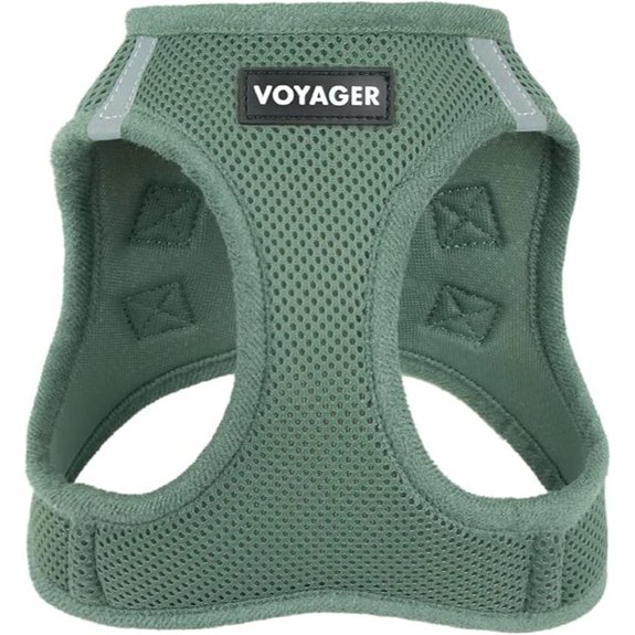 Voyager Step-in Air Dog Vest Harness - Moss Green Medium
