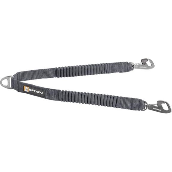 Ruffwear Double Track Coupler Double Leash for Two Dogs Basalt Gray