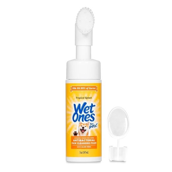 Wet Ones for Pets Foam Dog Paw Cleaner Tropical Splash Scent 5 Oz