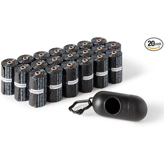 Amazon Basics Dog Poop Bags with Dispenser 300 Count