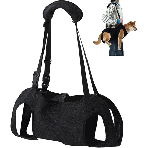 Shinylin Dog Carry Sling Emergency Backpack Dog Lift Harness M