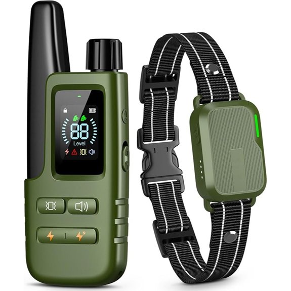 dog training collar range