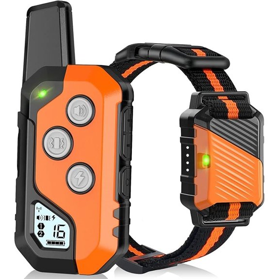 PIOUNS Shock Collar for Dogs Dog Training Collar with Remote 3 Modes