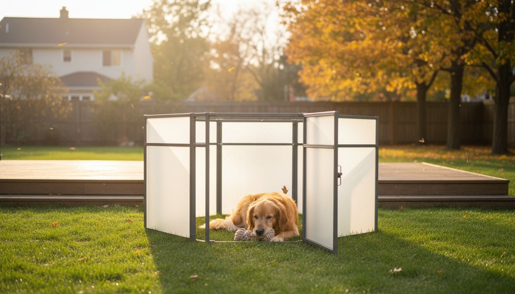 dog yard playpen options