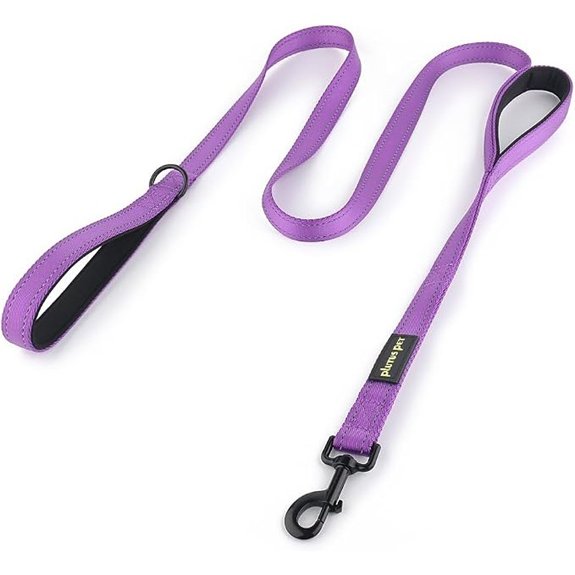 Plutus Pet Double Handle Dog Leash 6 FT Long for Medium Large Dogs
