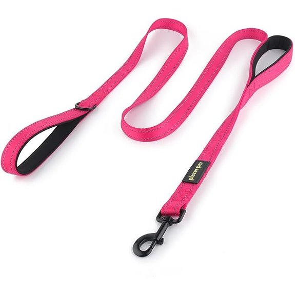 Plutus Pet Double Handle Dog Leash 6 FT Long for Medium Large Dogs