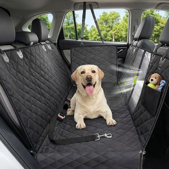 Heavy-Duty 600D Waterproof Dog Car Seat Hammock