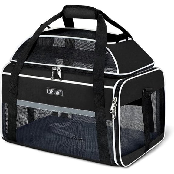Top-Expandable Pet Carrier 15lb Front Seat Approved
