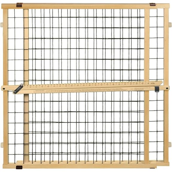 MYPET Wire Mesh Dog Gate – Expandable Tool‑Free 31 Tall