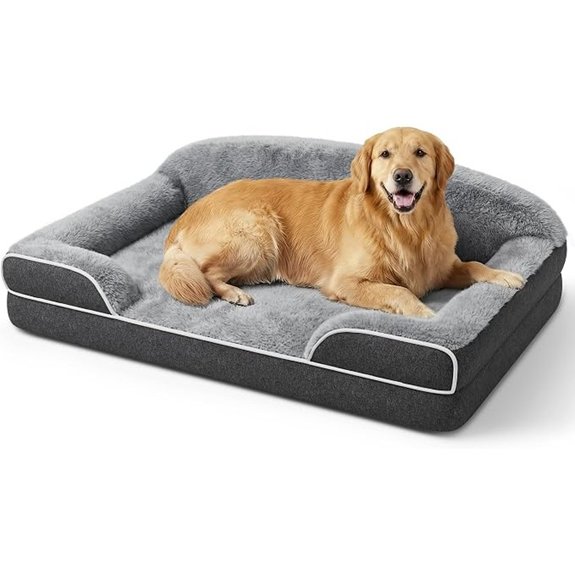 Orthopedic Dog Bed for Extra Large Dogs 45x30 XL Dog Couch Bed