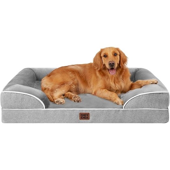 EHEYCIGA Orthopedic Extra Large Dog Bed Waterproof Washable XL Pet Bed 44
