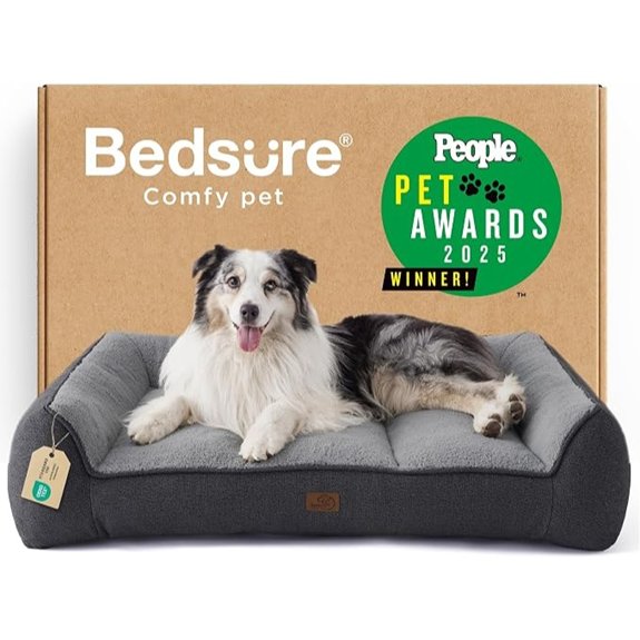Bedsure SupportMax® Extra Thick Orthopedic XL Dog Beds Large Sized Dog