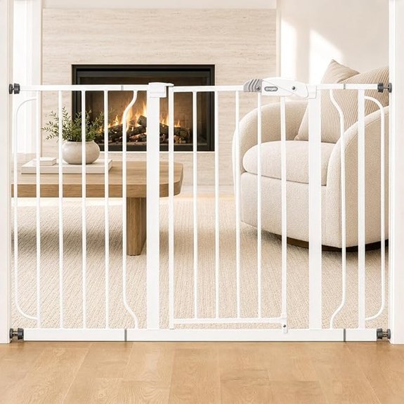 Regalo Safety 29-49 Extra Wide Baby Gate Bottom of Stairs & Doorways