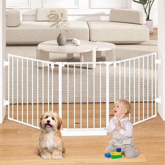 29.4-78 Extra Wide Baby Gate Long Dog Gates Indoor for Stairs