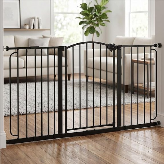 Regalo Safety 30.5-58 Extra Wide Baby Gate Bottom of Stairs & Doorways