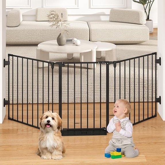 29.4-78 Extra Wide Baby Gate Long Dog Gates Indoor for Stairs