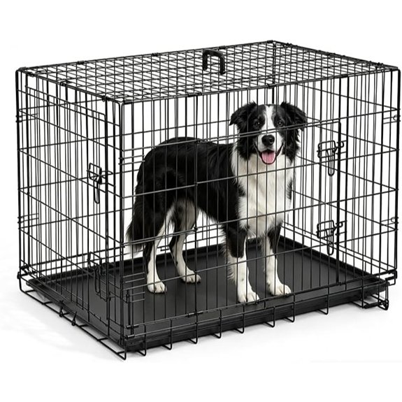 foldable 42 inch dog crate