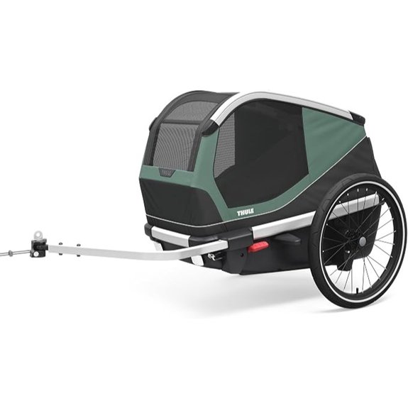 Thule Bexey Pet Bike Trailer – Foldable Padded Travel Crate