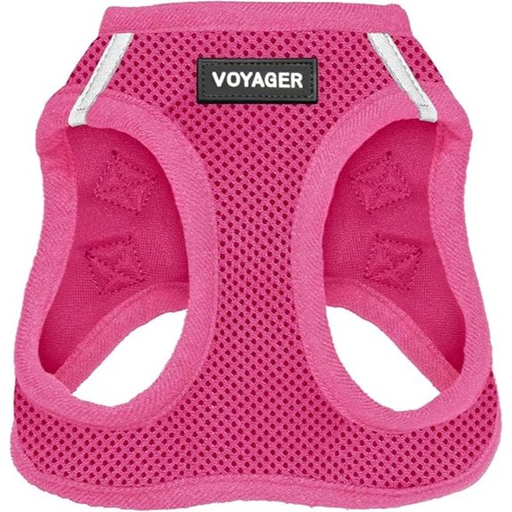 Voyager Step-in Air Dog Vest Harness - Fuchsia Small