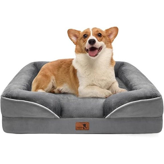 Spotted Play Orthopedic Dog Bed – Medium Grey