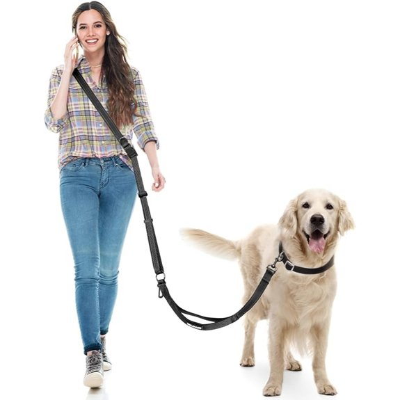 Hands Free Dog Leash Multifunctional Crossbody Dog Leash