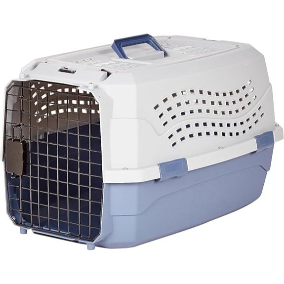 Amazon Basics 2-Door Pet Travel Carrier Hard-Sided