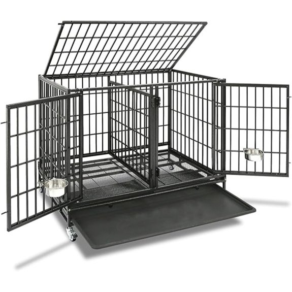 heavy duty double crate