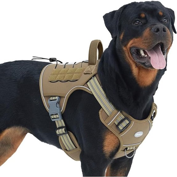 AUROTH Dog Harness for Large Dogs No Pull Tactical Dog Vest Heavy Duty