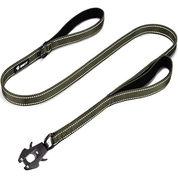 GEIT 2 Padded Handles Heavy Duty Dog Leash for Small Medium and Large Dogs