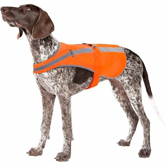 Reflective High-Visibility Dog Vest for Medium-Large Breeds